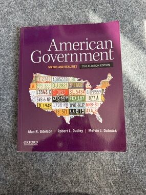 American Government 2016 election edition by Alan R. Gitelson